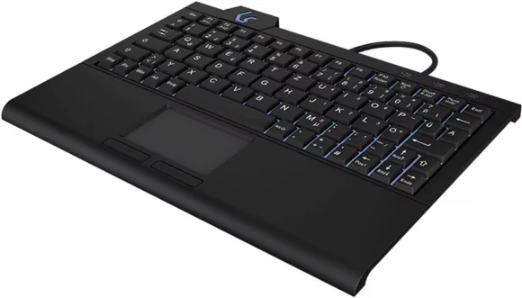 Klaviatūra KeySonic KSK-3210ELU (EN) Black
