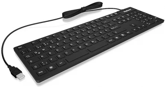 Klaviatūra KeySonic KSK-8030IN (US) Black