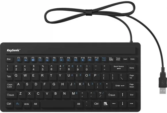 Klaviatūra KeySonic Mini KSK-3230IN (JAV)