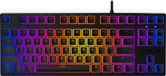 Klaviatūra Krux Atax PRO RGB Pudding juoda (EN)