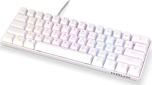 Klaviatūra Krux Qara 60 (EN) Baltas