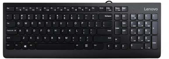 Klaviatūra Lenovo 300 USB (JAV)