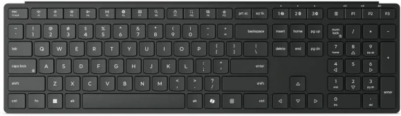 Klaviatūra Lenovo Wireless Multi-Mode Pro Keyboard 6000 (US) Black