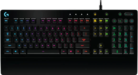 Klaviatūra Logitech G213 Prodigy laidinė RGB Gaming US 920-008093