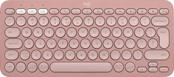 Klaviatūra Logitech K380s Pebble Keys 2 (US) Rose