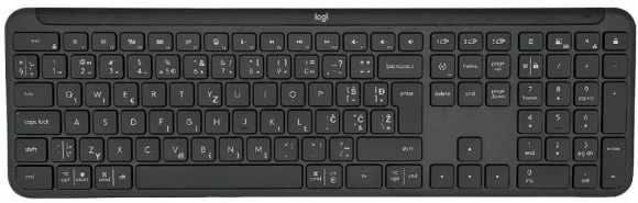 Klaviatūra Logitech Signature Slim K950 (US) Graphite 920-012465