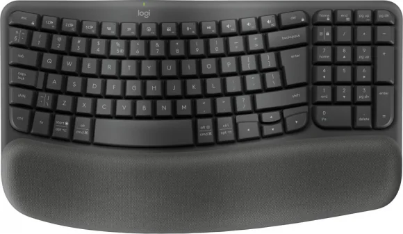 Klaviatūra Logitech Wave Keys (US) Graphite