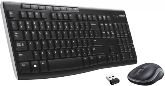 Klaviatūra Logitech Wireless Keyboard K270 (DE) Black