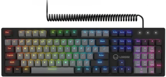 Klaviatūra Lorgar Azar 514 Black
