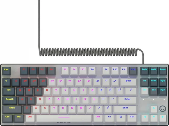 Klaviatūra Lorgar Azar 514TKL White