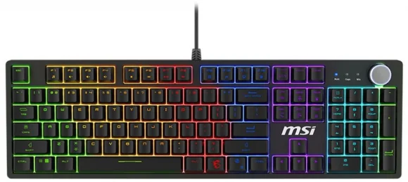 Klaviatūra MSI Force GK-320 Red (DE) Black
