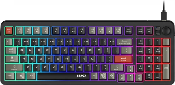 Klaviatūra MSI Forge GK110 (US) Black