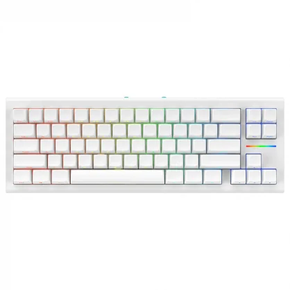 Klaviatūra NUBI NK68 HE White, G3MS Magnetite ,Ice Switch, US