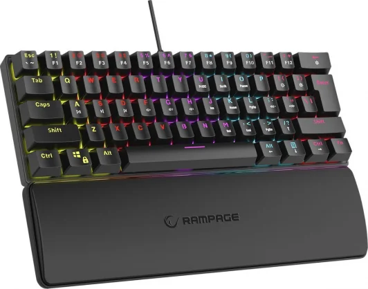 Klaviatūra Rampage PLOWER K60 Black (EN)