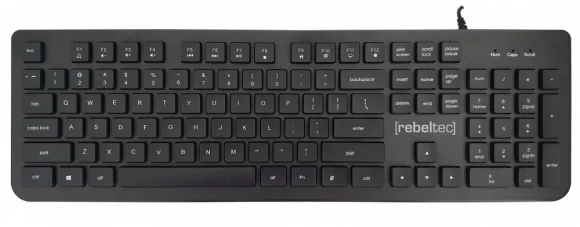 Klaviatūra Rebeltec Solidero (US) Black