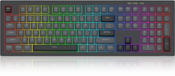 Klaviatūra Redragon K518 Crux black (EN)
