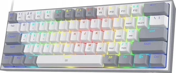 Klaviatūra Redragon K617 Fizz Red switch (K617WG-RGB)