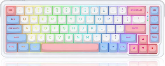 Klaviatūra Redragon K709WBP-RGB-PRO NOVA Mint Mambo