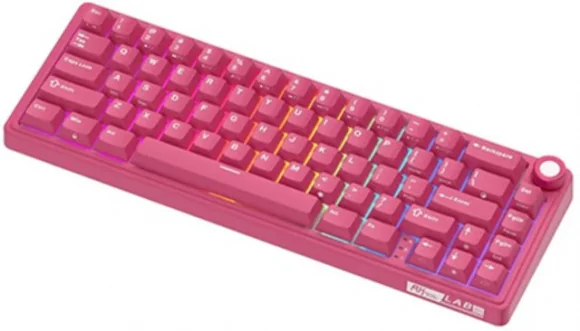 Klaviatūra Royal Kludge R65 Berry Red Cream Switch (EN)