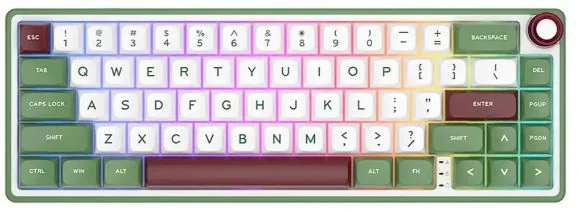 Klaviatūra Royal Kludge R65 Green Blue Switch (EN)