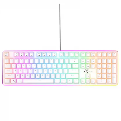Klaviatūra Royal Kludge RK 918 White Blue Switch (US)
