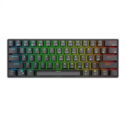 Klaviatūra Royal Kludge RK61 RGB brown switch