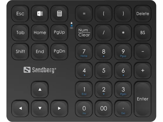 Klaviatūra Sandberg 630-09 Wireless Numeric Keypad Pro