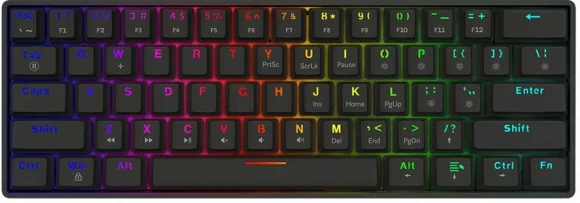 Klaviatūra Savio Blackout X2 60% Outemu Red