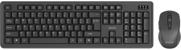 Klaviatūra Savio KB-03 Set (US) Black