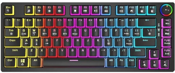 Klaviatūra Savio Phenix Red Pro Pudding (US)