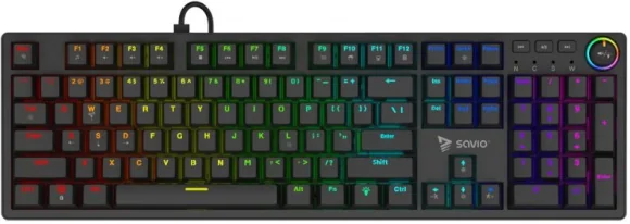 Klaviatūra Savio STYX Outemu Blue Black (EN)