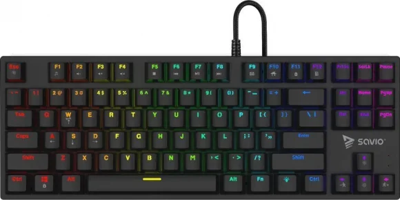 Klaviatūra Savio Tempest X2 Outemu Blue (US)