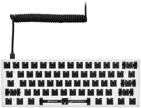 Klaviatūra Sharkoon SGK50 S4 White