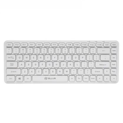 Klaviatūra Tellur Mini Wireless Keyboard White