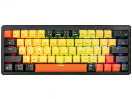 Klaviatūra Tracer 47302 Gamezone Evo3 Hot SWAP 63 Yellow