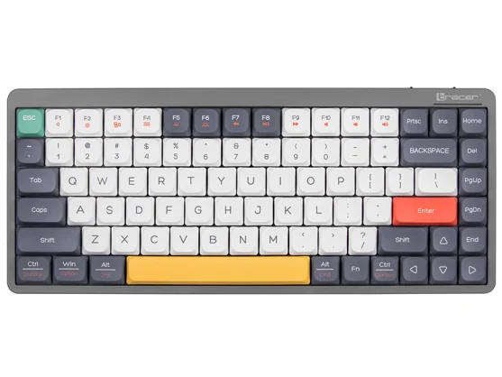 Klaviatūra Tracer FINA 84 szara Outemu Red Switch