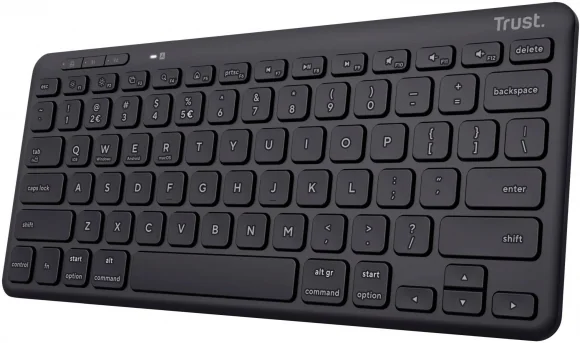 Klaviatūra Trust Lyra Compact Wireless (US) Black