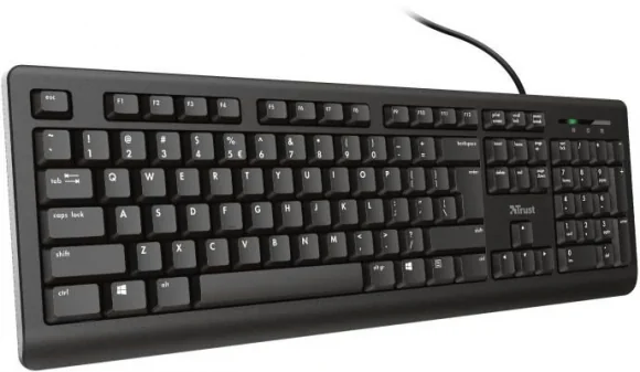 Klaviatūra Trust Primo keyboard Black