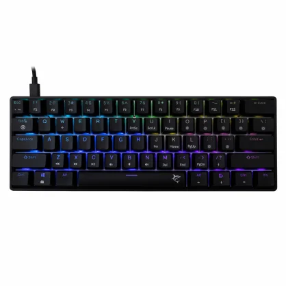 Klaviatūra White Shark GK-004121 Shinobi-2 Blue Switch, Black US