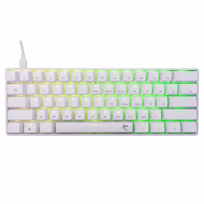 Klaviatūra White Shark GK-004231 Shinobi-2 Brown Switch, White US