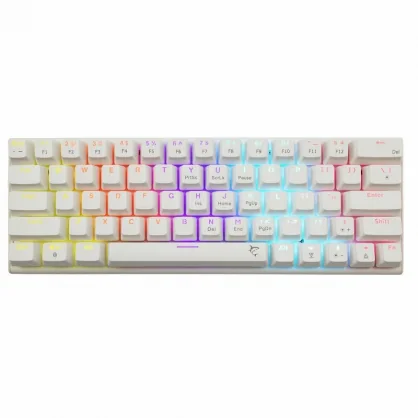 Klaviatūra White Shark Wakizashi-2 white US red switch
