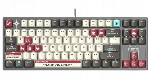 Klaviatūra Worlds Entertainment Bloody S87 RED Plus Switches (EN) Grey