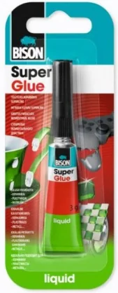 Klijai BISON Super Glue Liquid 3 g