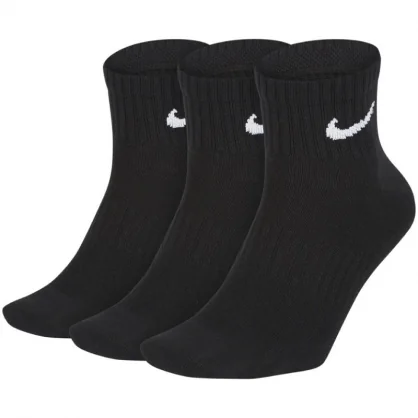 Kojinės Nike Nike Skarpety Everyday Lightweight Ankle czarne r. 38-42 (SX7677 010)