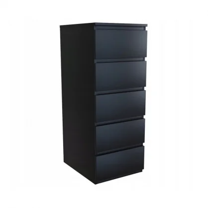 Komoda TOP E SHOP KOMODA MALWA W5 - CZERŃ