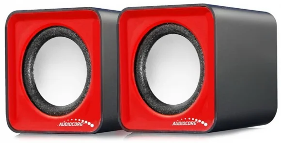 Kompiuterinės kolonėlės Audiocore AC870R Black/ Red