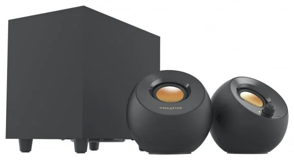Kompiuterinės kolonėlės Creative Pebble Plus 2.1 Juodas