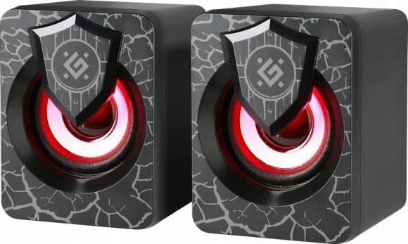 Kompiuterinės kolonėlės Defender ONYX 2.0 6W USB LED
