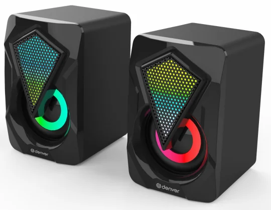 Kompiuterinės kolonėlės Denver GAS-500 Black