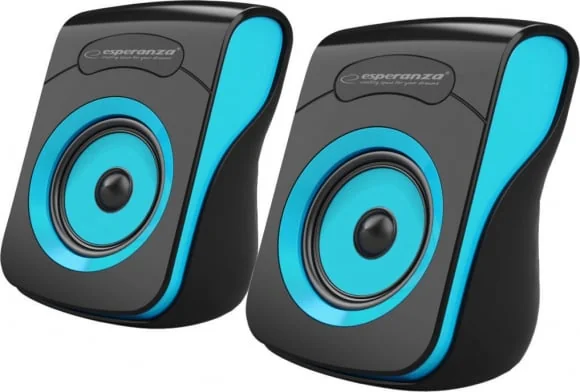 Kompiuterinės kolonėlės Esperanza FLAMENCO 2.0 BLACK/ BLUE